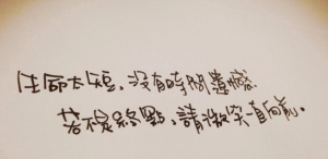 因为理想，向前！